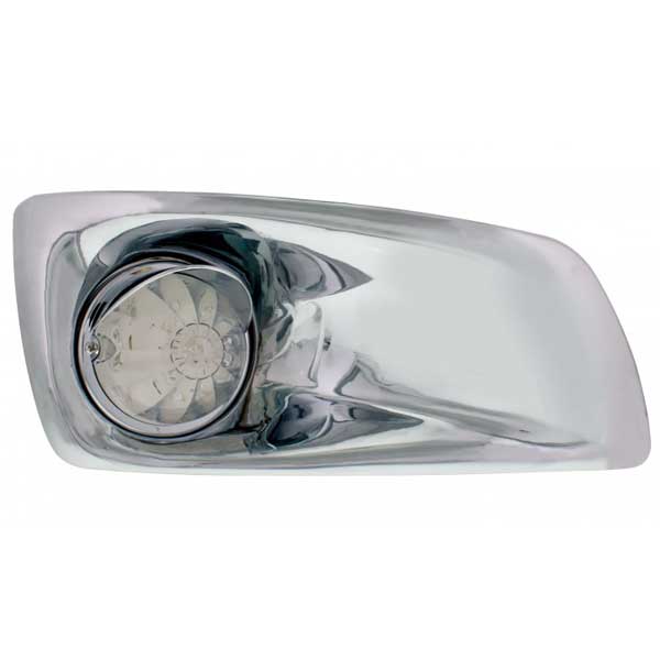 Kenworth T660 Front Bumper Light with Visor - Image 3