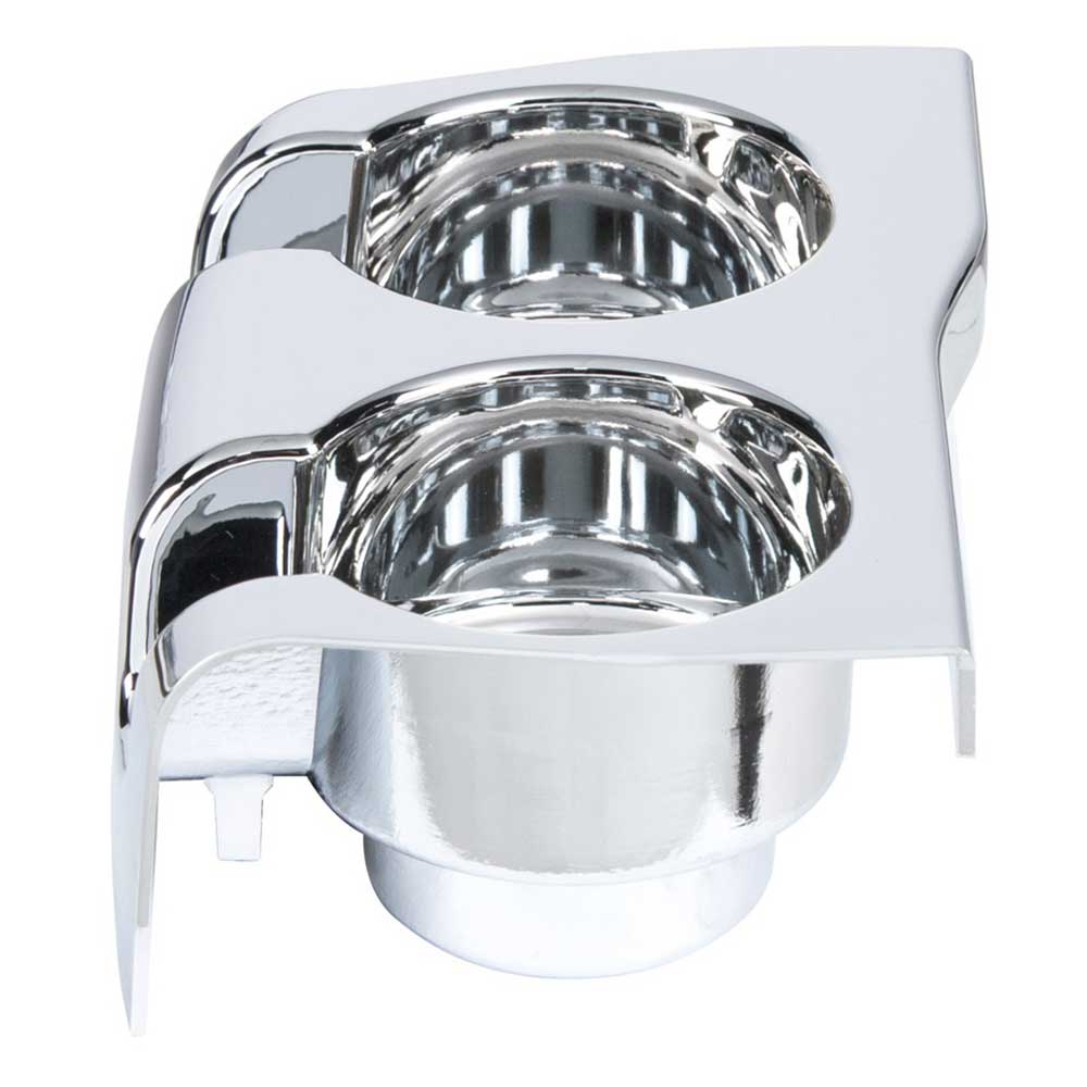 Kenworth T660, T800, W900 Chrome Dual Cup Holder - Image 3