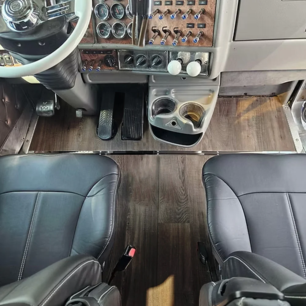 Kenworth T660, W900 1990-2005 Vinyl Plank Wood Flooring - Image 6