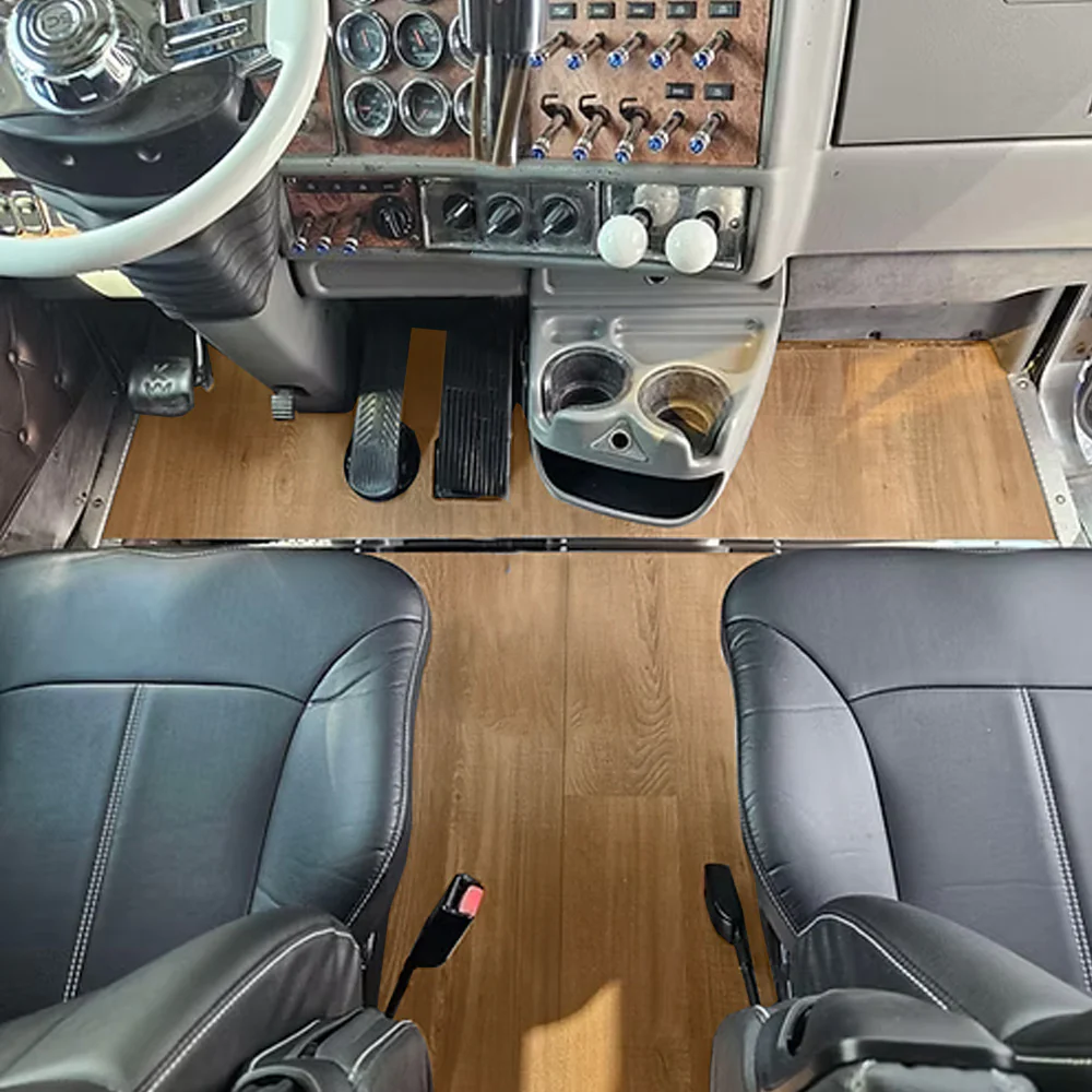 Kenworth T660, W900 1990-2005 Vinyl Plank Wood Flooring - Image 7