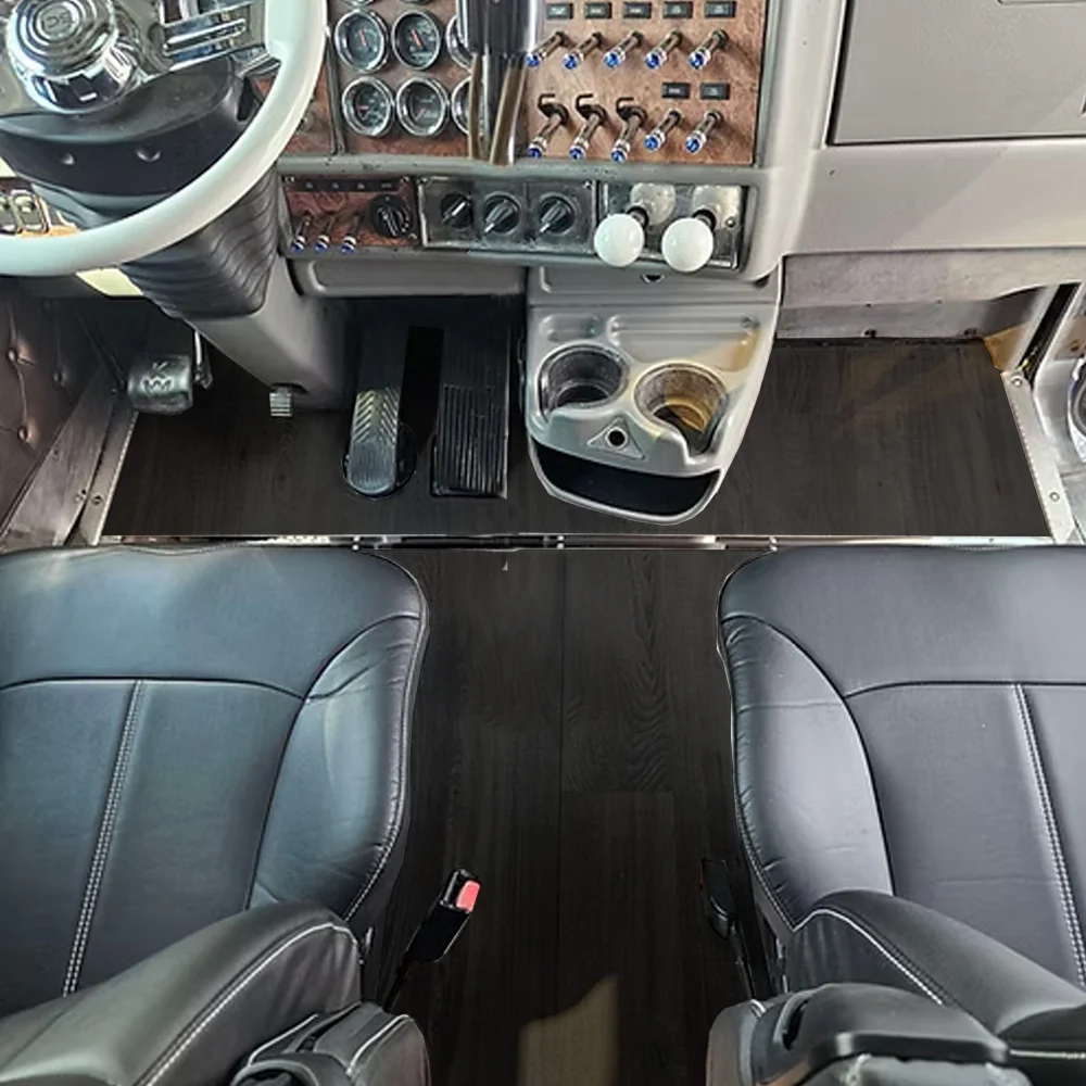 Kenworth T660, W900 1990-2005 Vinyl Plank Wood Flooring - Image 8