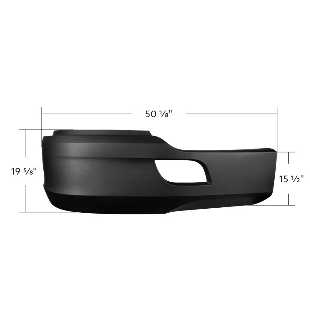 Kenworth T680 2013-2021 Bumper Cover Without Fog Light Cutouts - Image 5