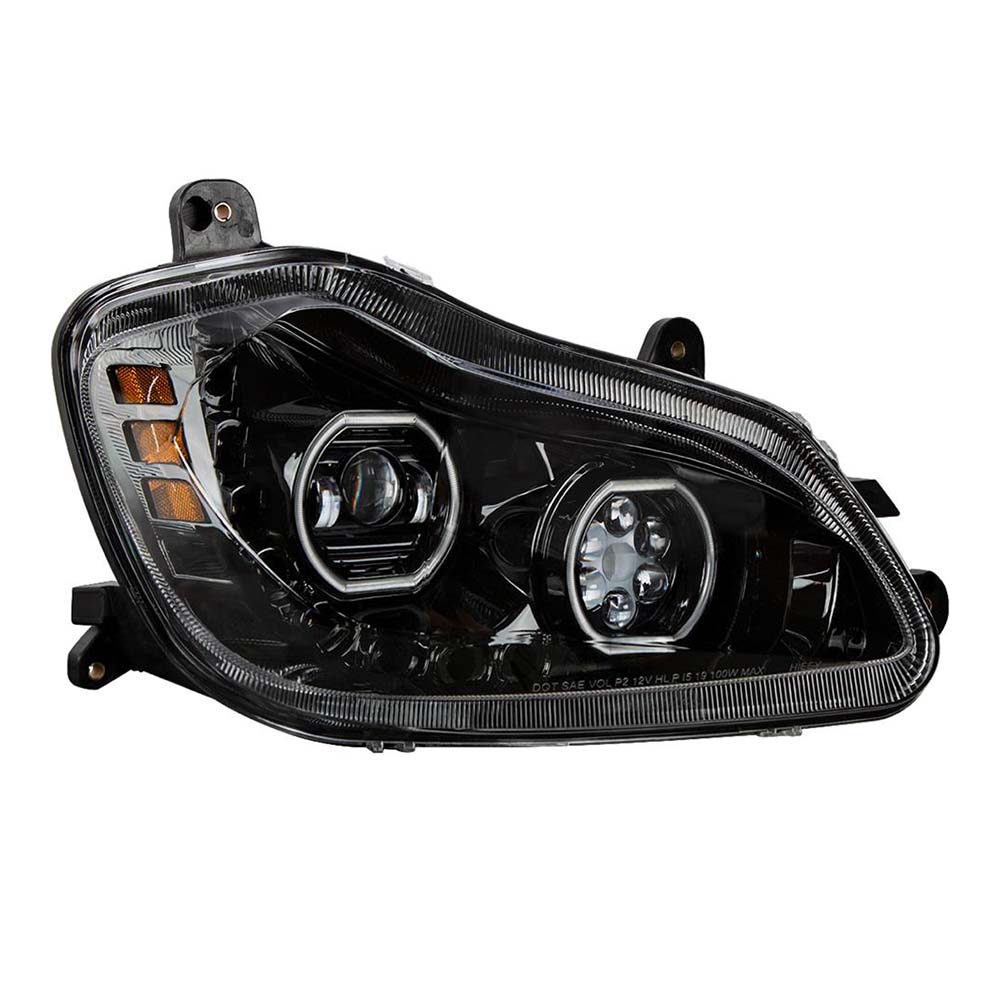 Kenworth T680 Black 10 LED Headlight - Image 2
