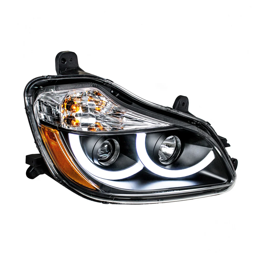 Kenworth T680 Blackout Headlight with LED Position Light - Image 5