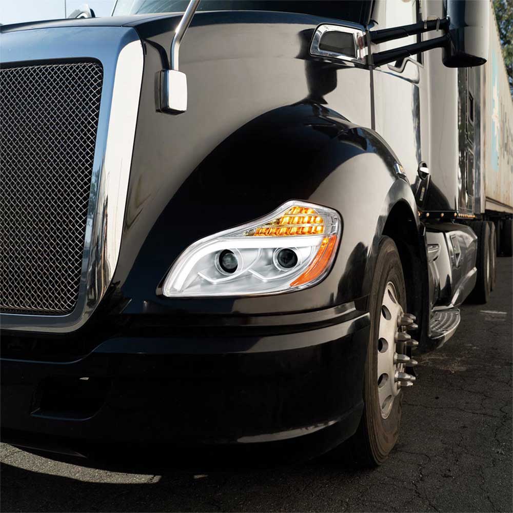Kenworth T680 Projection 8 LED Headlight - Image 2