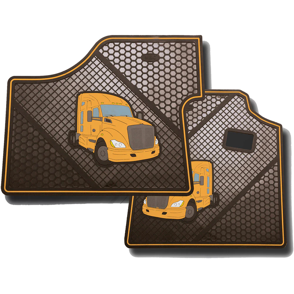 Kenworth T680 Rubber Floor Mats - Image 4