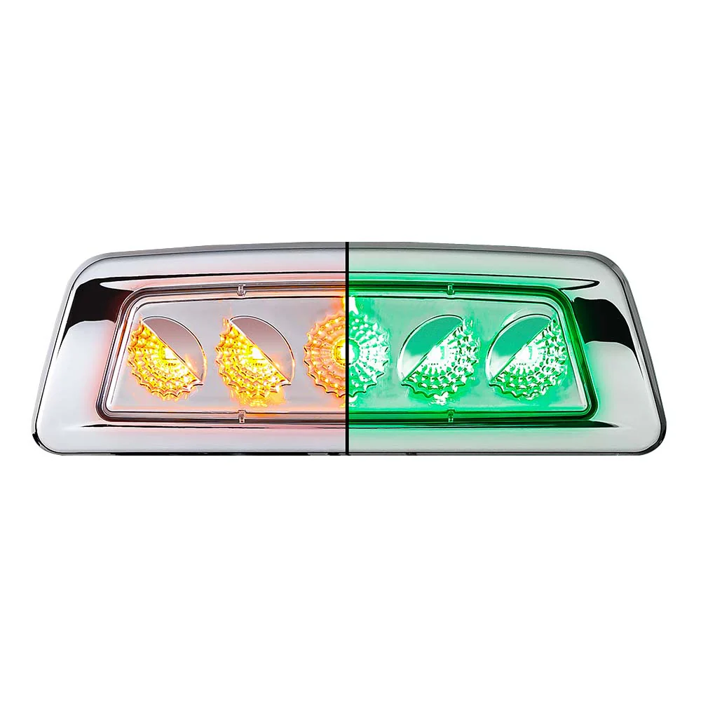 Kenworth T680, T700, T880 & W990 and Peterbilt 567 Dual Revolution Amber Turn & Marker Fender LED Light - Image 10