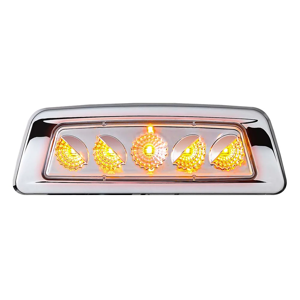Kenworth T680, T700, T880 & W990 and Peterbilt 567 Dual Revolution Amber Turn & Marker Fender LED Light - Image 14