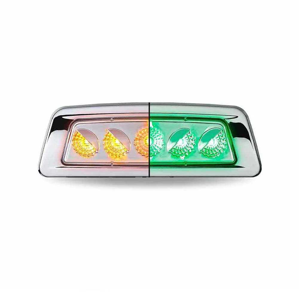 Kenworth T680, T700, T880 & W990 and Peterbilt 567 Dual Revolution Amber Turn & Marker Fender LED Light - Image 2