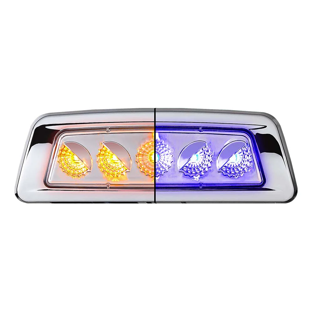 Kenworth T680, T700, T880 & W990 and Peterbilt 567 Dual Revolution Amber Turn & Marker Fender LED Light - Image 8