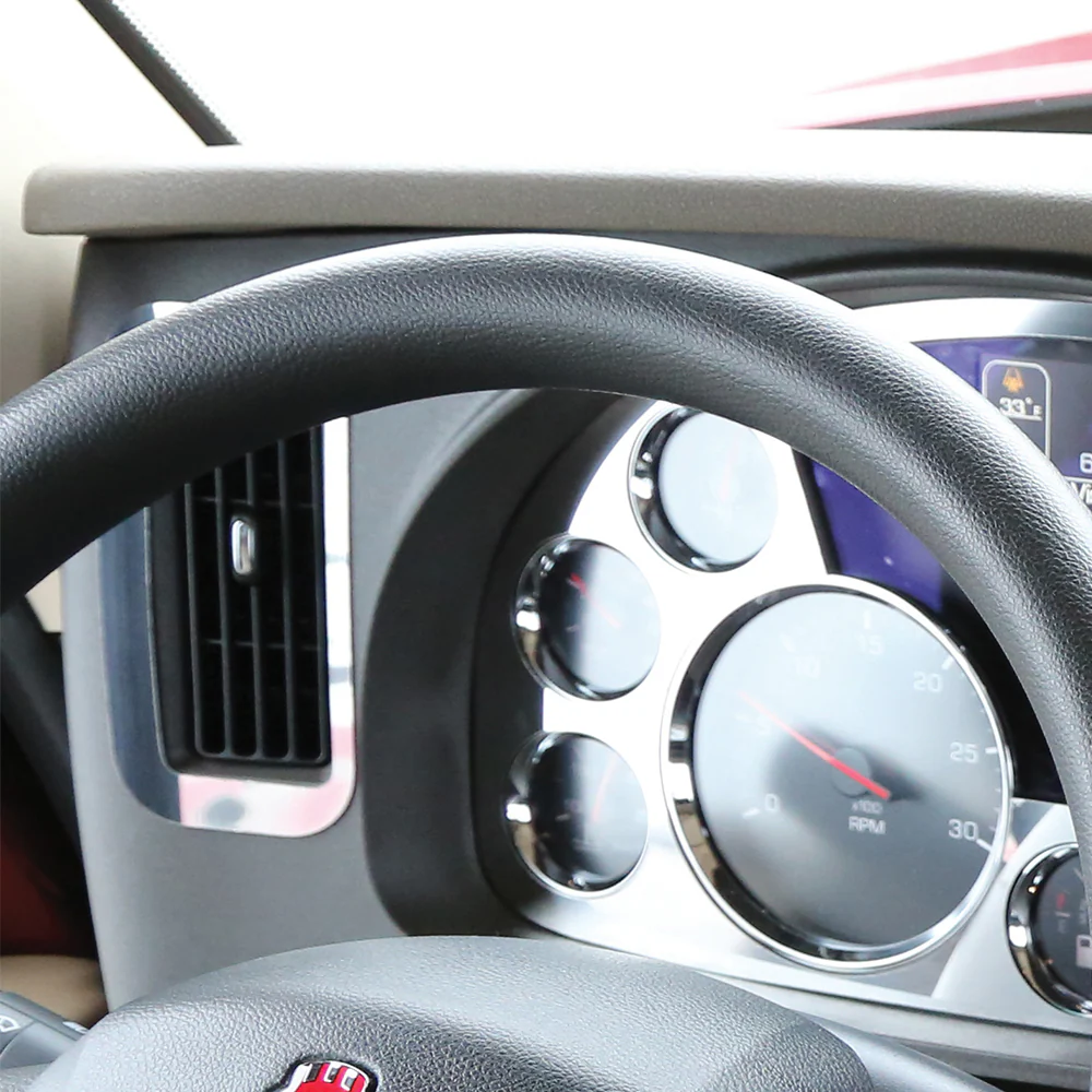 Kenworth T680 T880 Driver Side Dash End Vent Trim - Image 2