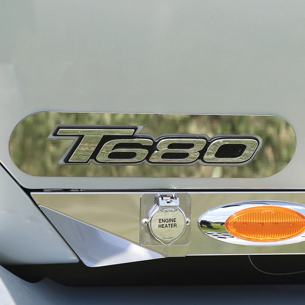 Kenworth T680 T880 Rounded Door Logo Trim