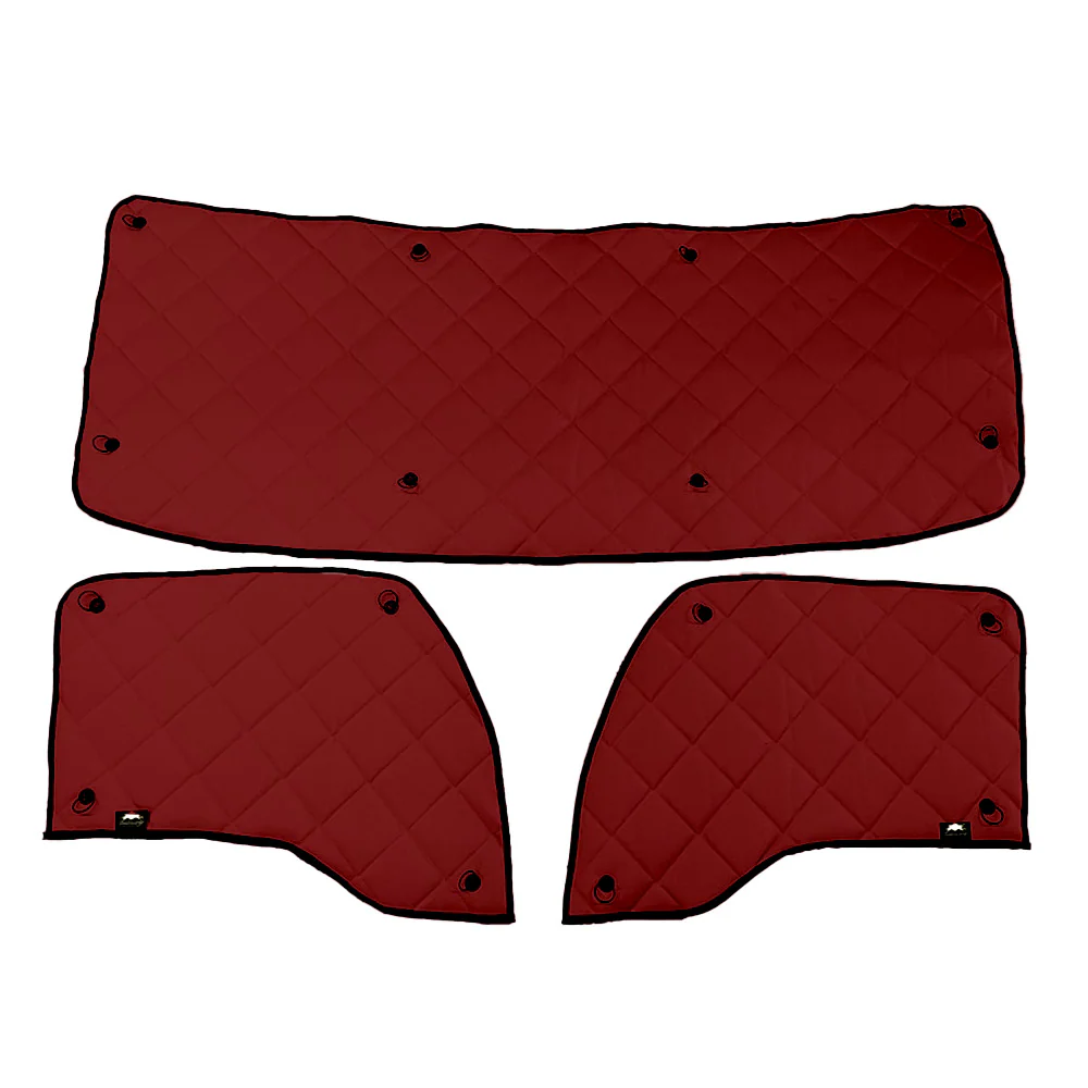 Kenworth T680, T880, W990 ZenEclipse Blackout Window Covers - Wine