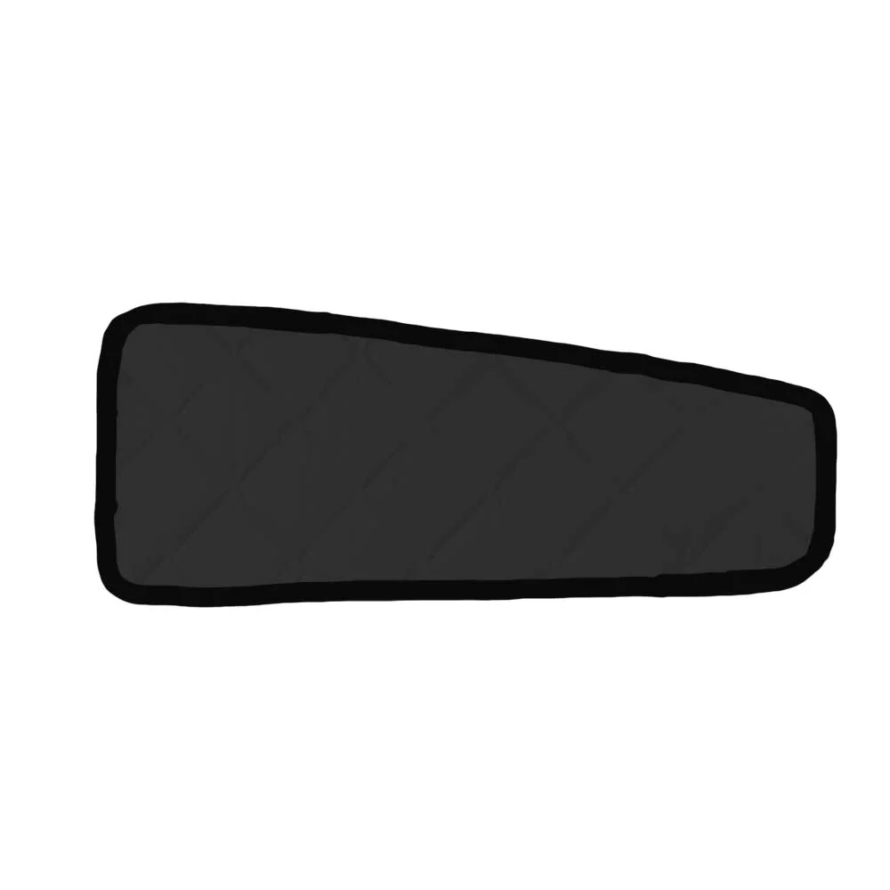 Kenworth T680, T880, W990 ZenEclipse Upper Bunk Window Cover Set - Black