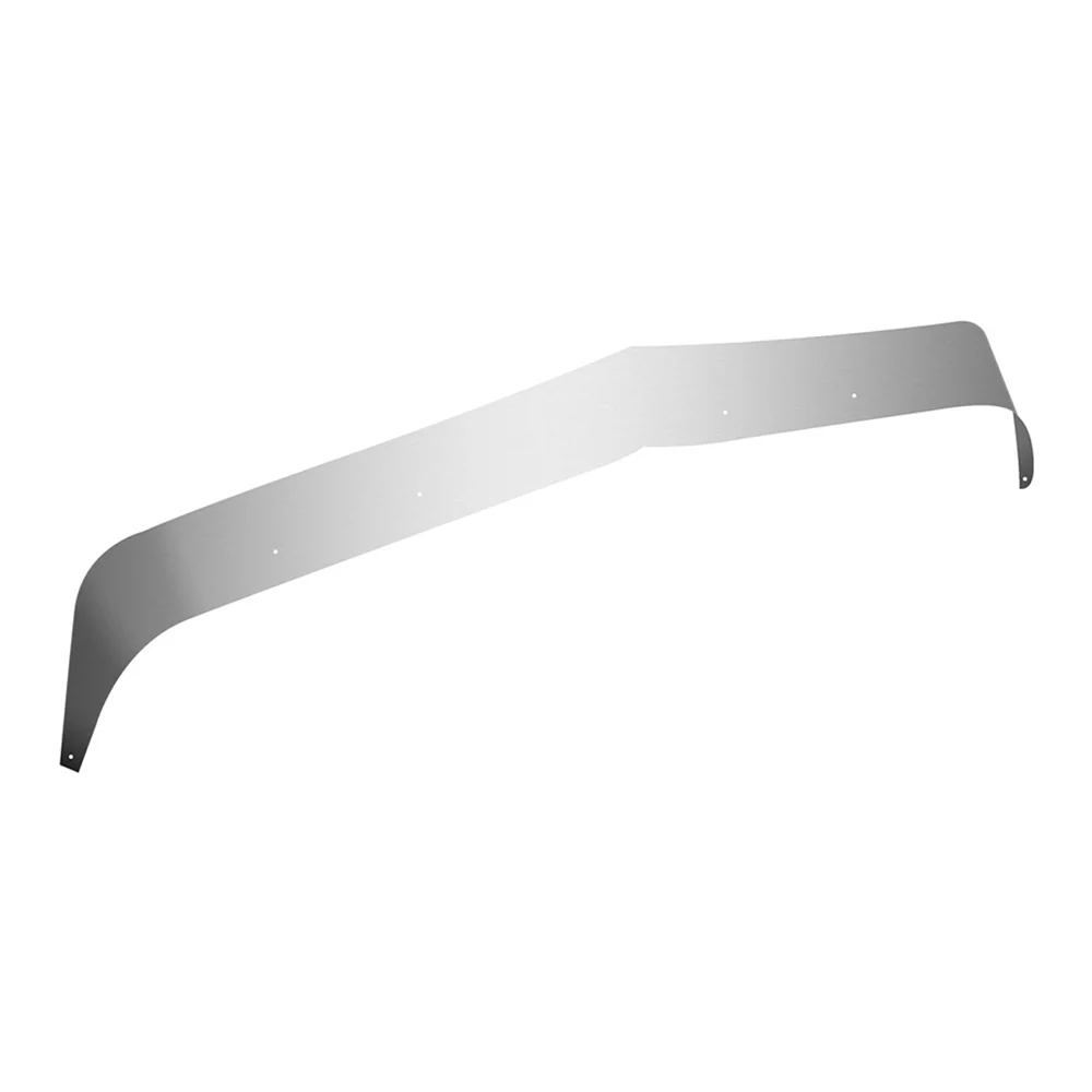 Kenworth T800 Stainless Hood Shield Bug Deflector - Image 2