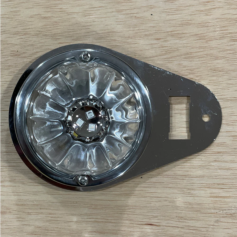 Kenworth Tear Drop Light Bracket with OE Switch Hole - Image 2
