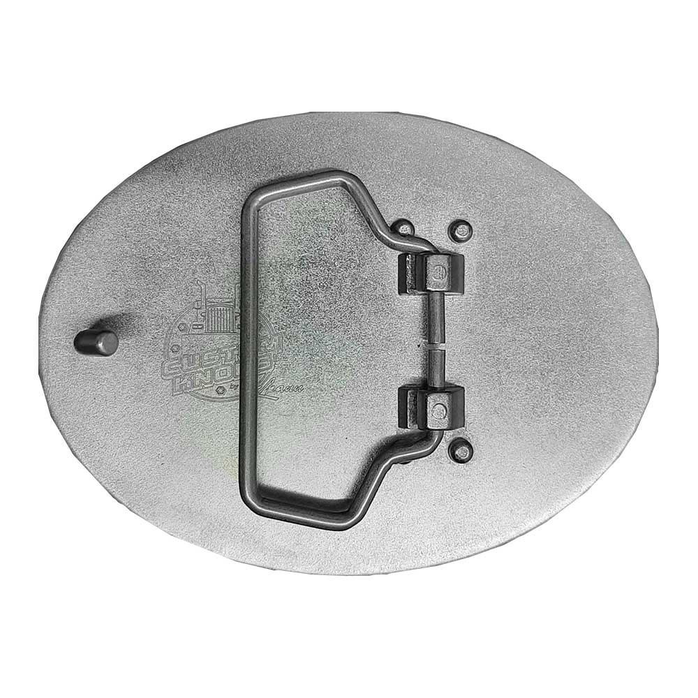Kenworth US Flag Oval Billet Aluminum with Resin Belt Buckle - Image 2