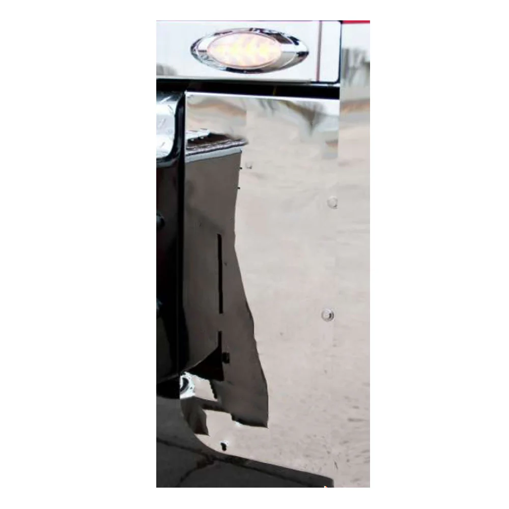 Kenworth W900 (1989-1996) Stainless Steel Blank Cowl Panel - Image 2