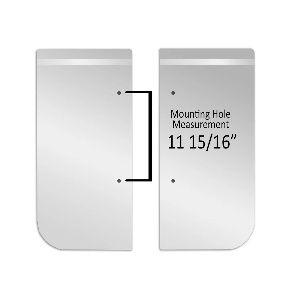 Kenworth W900 (1989-1996) Stainless Steel Blank Cowl Panel - Image 3