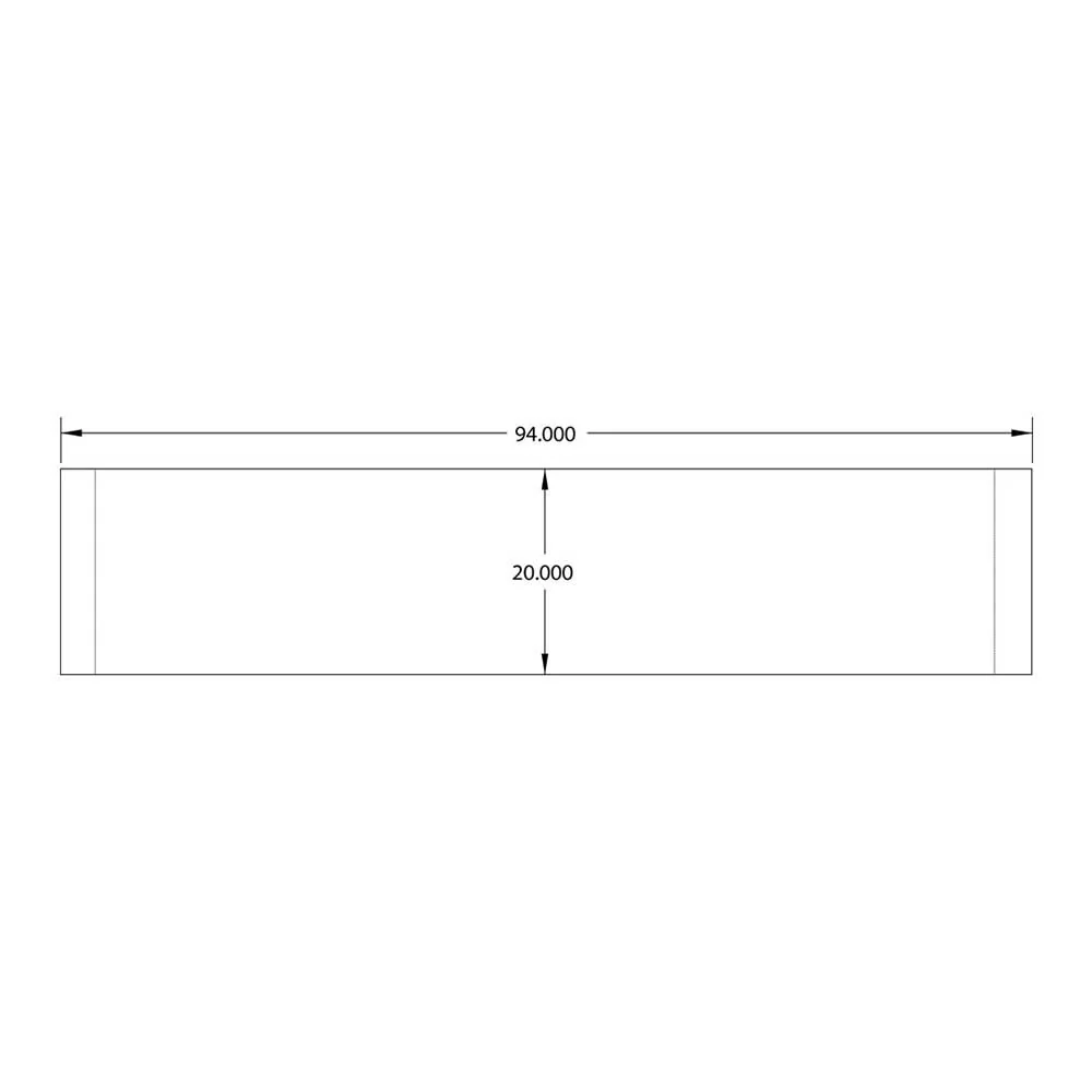 Kenworth W900 Stainless Steel Mitered End Premium Bumper - Image 2