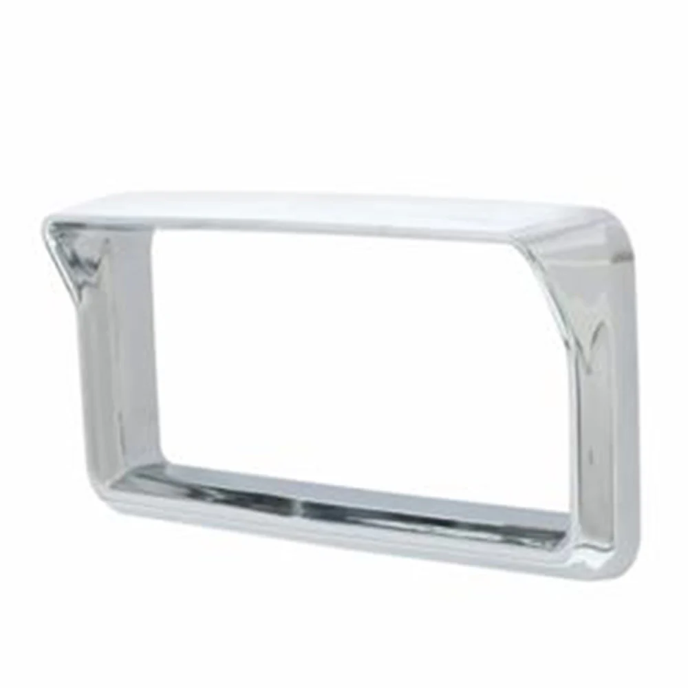 Kenworth W900, T800, T660 Chrome Center Dash Display Bezel - Image 2