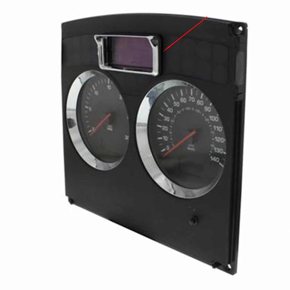 Kenworth W900, T800, T660 Chrome Center Dash Display Bezel - Image 4