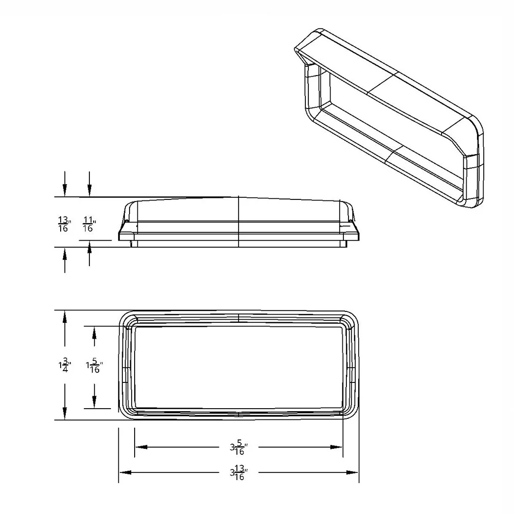 Kenworth W900, T800, T660 Chrome Center Dash Display Bezel - Image 5