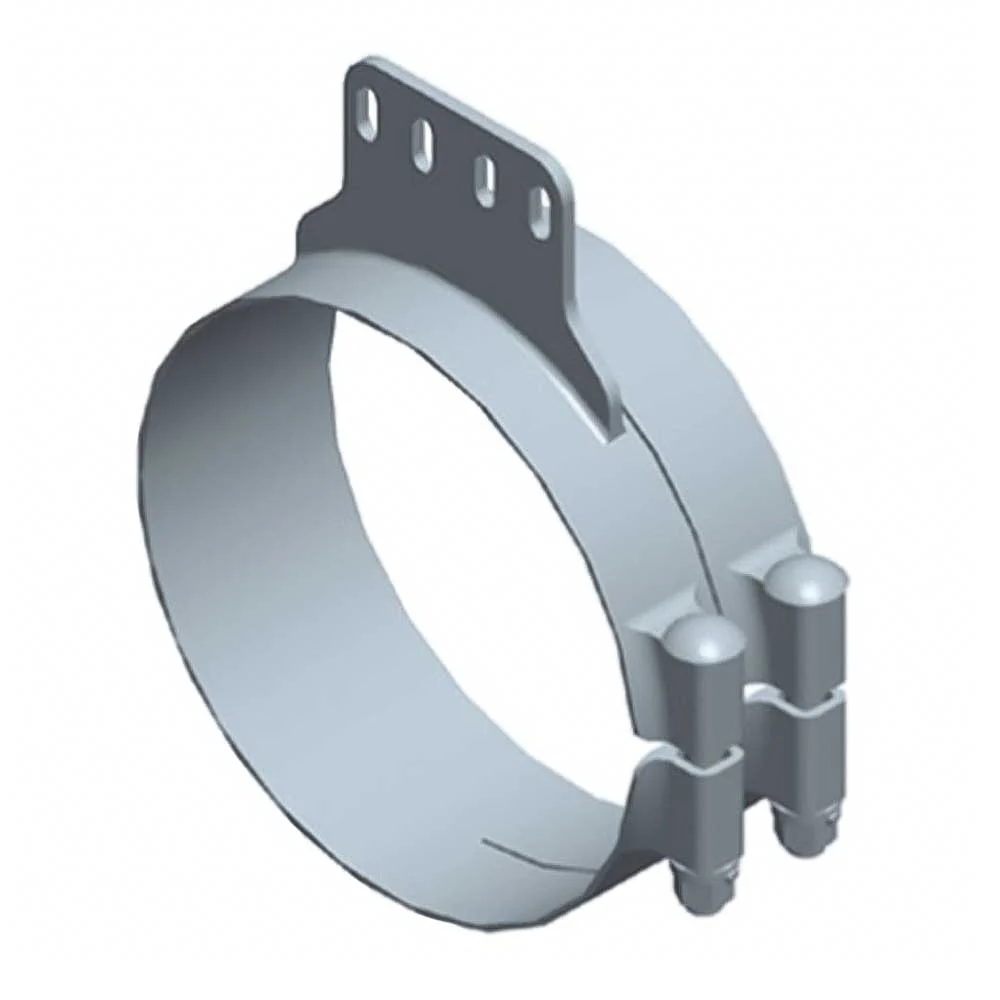Kenworth W900B Over Frame 8" Chrome Clamp