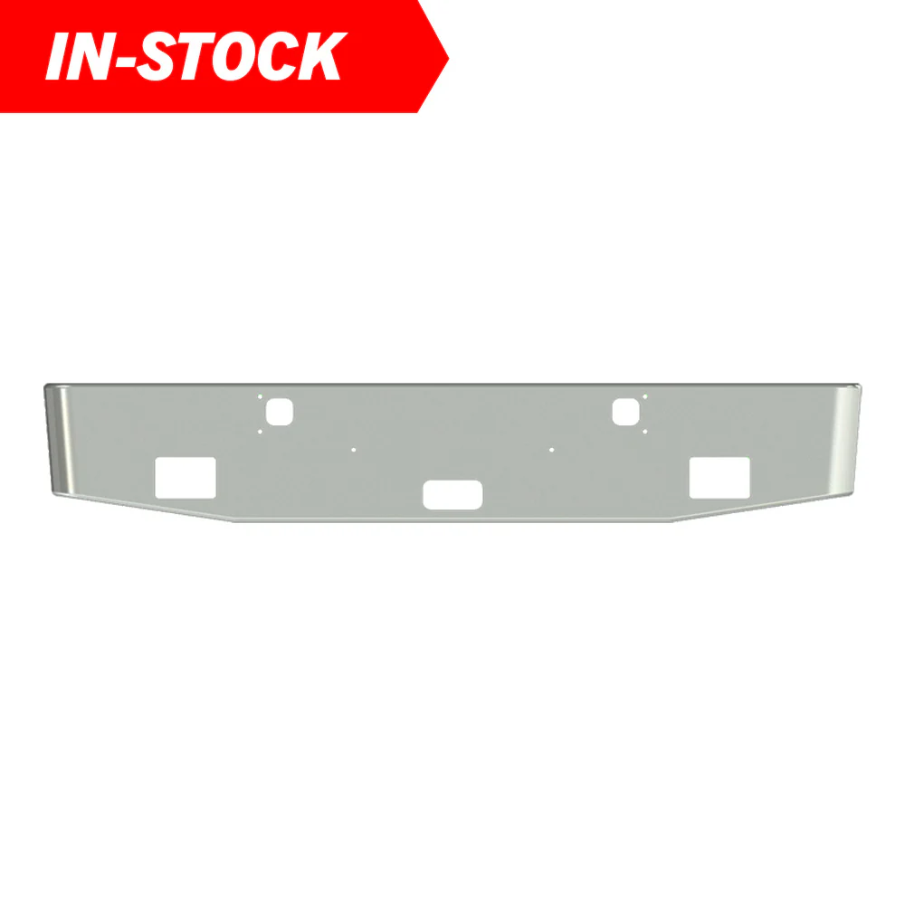 Kenworth W900L 16-Inch Tapered Chrome Bumper - Image 4