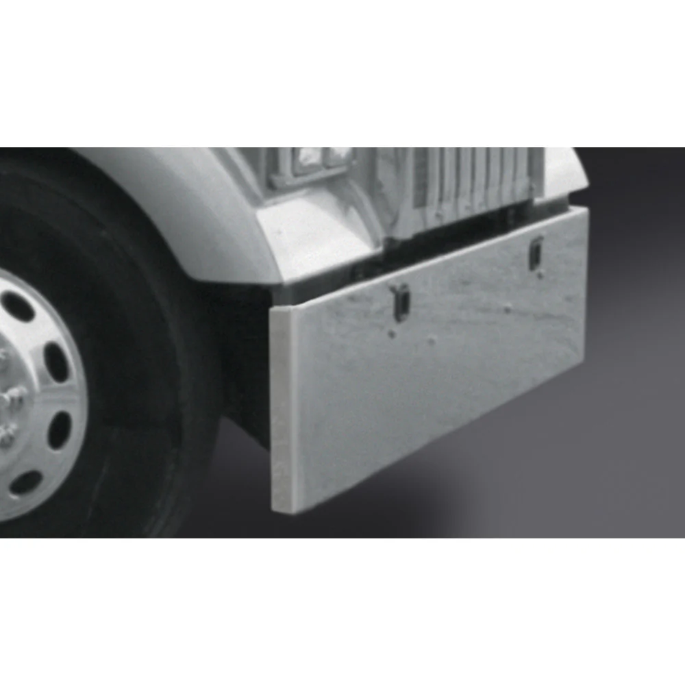 Kenworth W900L 18-Inch Boxed End Chrome Bumper