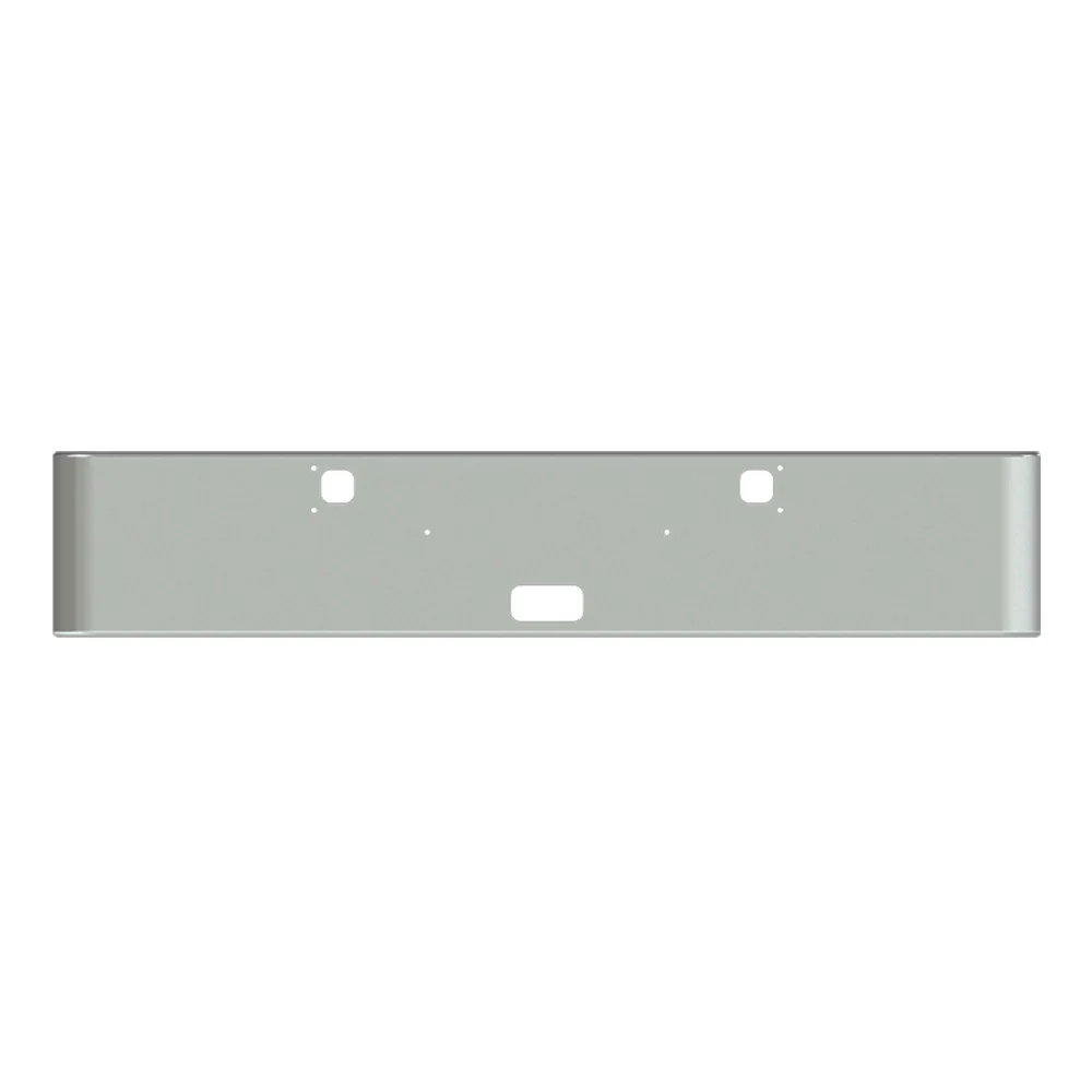 Kenworth W900L 18-Inch Texas Square Chrome Bumper - Image 2