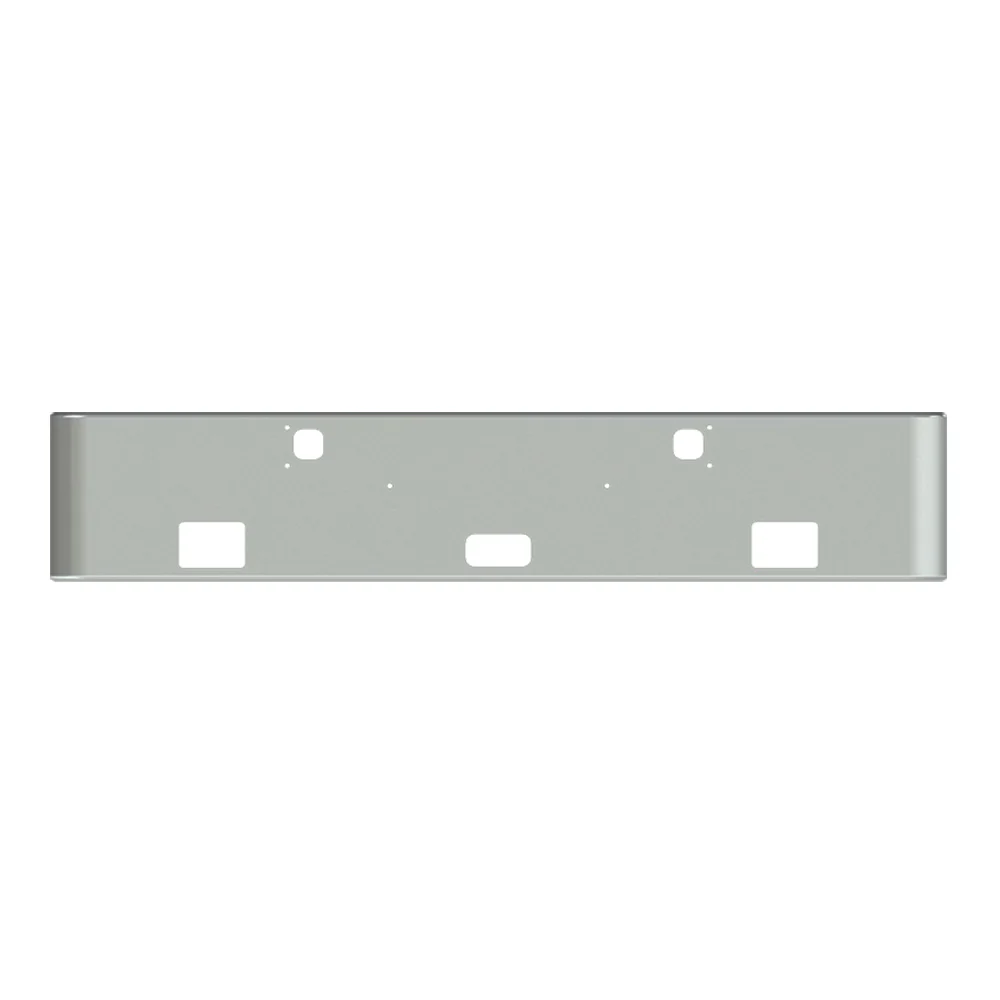 Kenworth W900L 18-Inch Texas Square Chrome Bumper