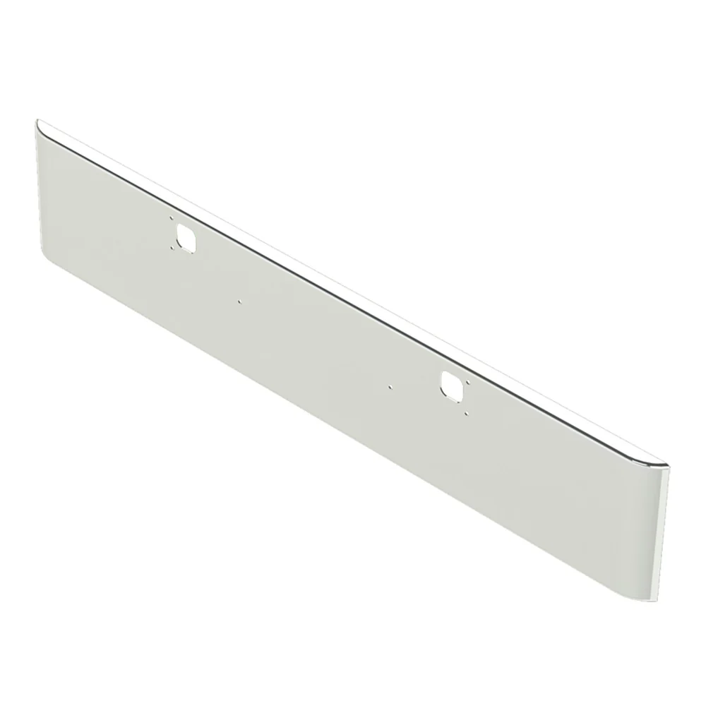 Kenworth W900L 18-Inch Texas Square Chrome Bumper - Image 3