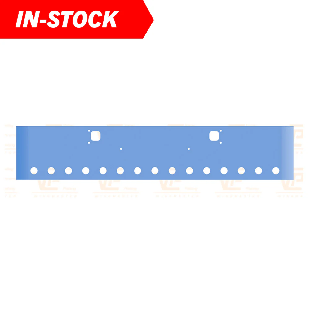 Kenworth W900L 18-Inch Texas Square Chrome Bumper - Image 4