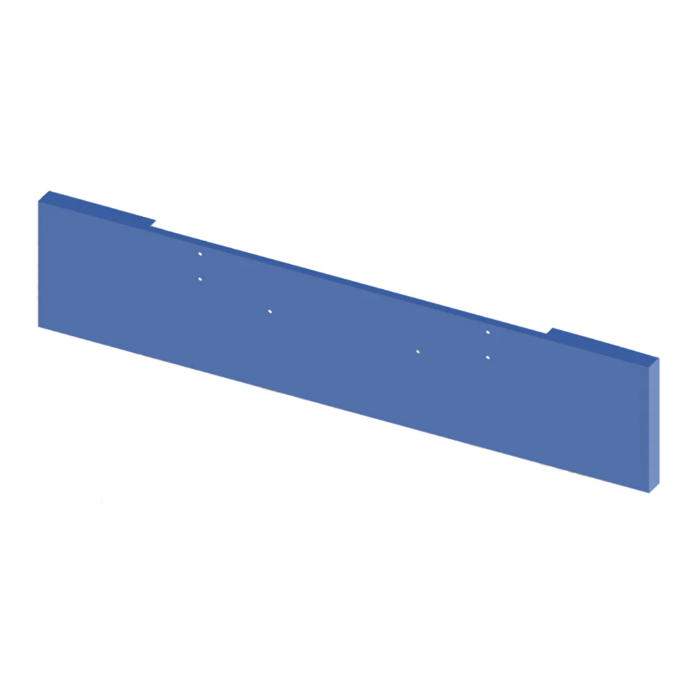 Kenworth W900L 20-Inch Boxed End Chrome Bumper - Image 2