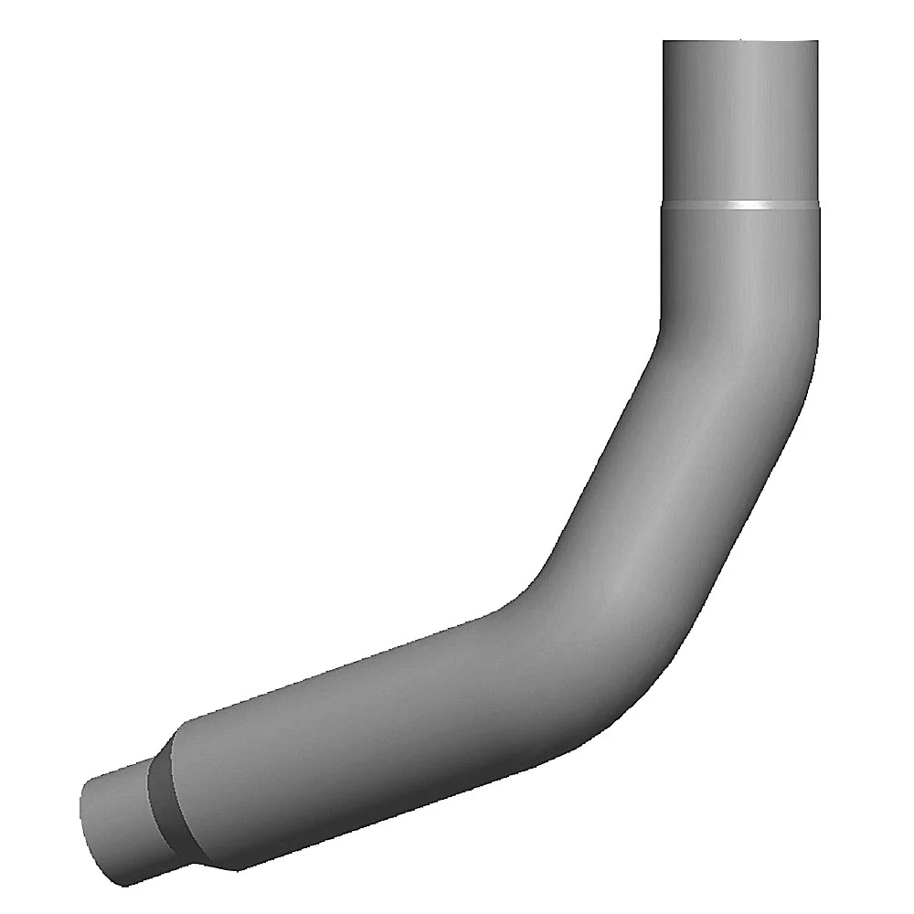 Kenworth W900L 7" Right Chrome Elbow For 45" Steps