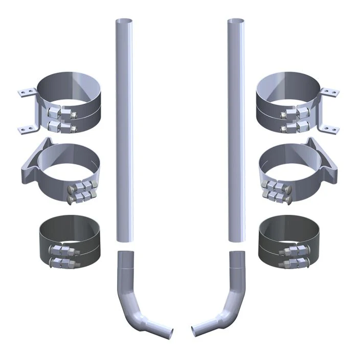 Kenworth W900L 7" x 114" Stove Pipe Exhaust Kit