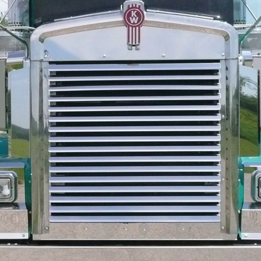 Kenworth W900L Horizontal Louver-Style Grill Bars