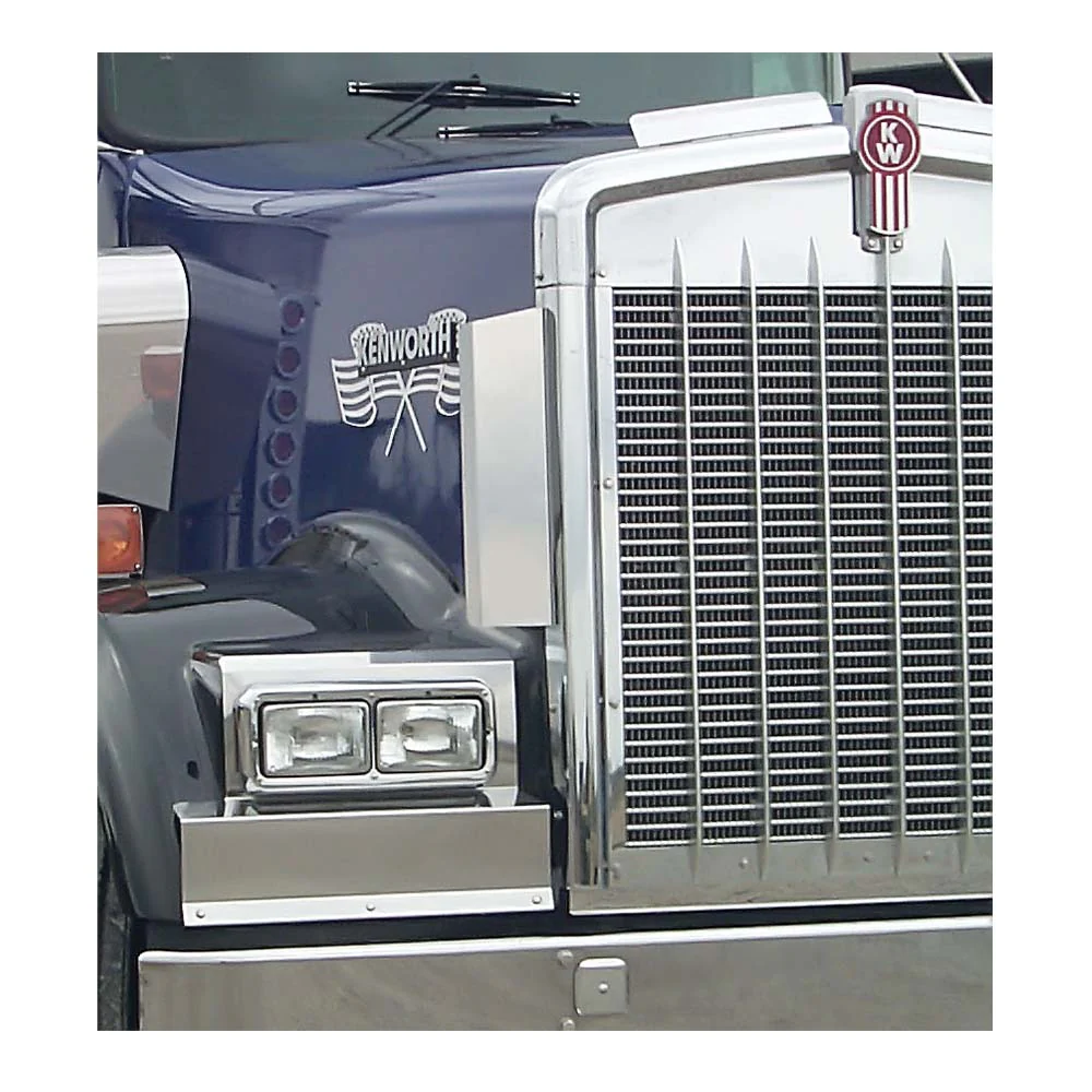 Kenworth W900L Side Grill Air Deflectors