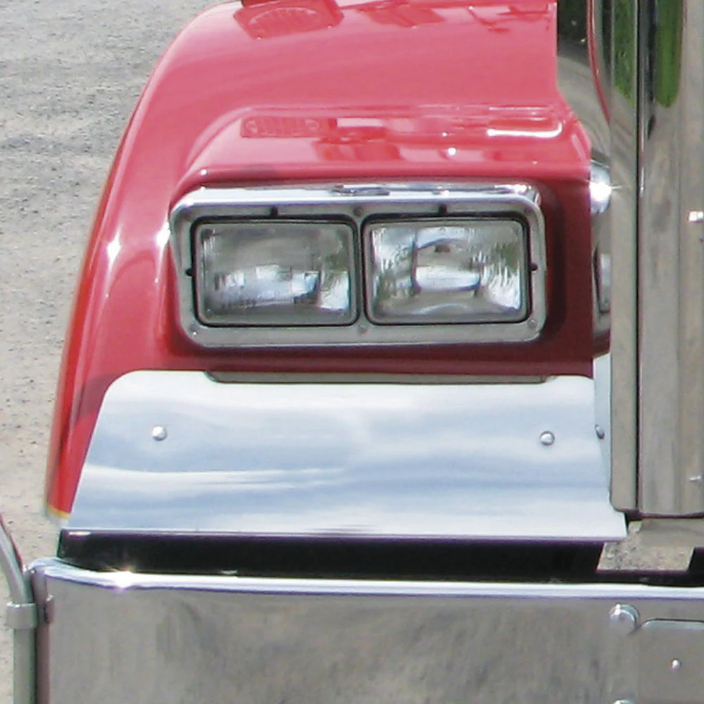 Kenworth W900L Stainless Steel Fender Guard