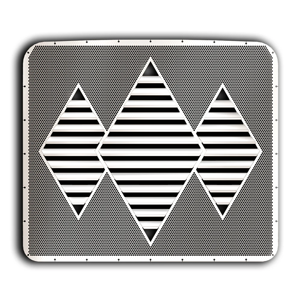 Kenworth W900L Triple Diamond Louvered Grill