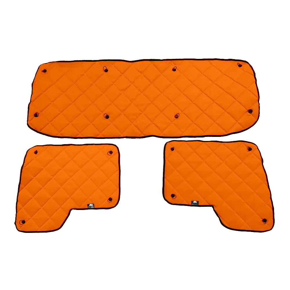 KW DayLite Door ZenEclipse Blackout Window Covers - Florescent Orange