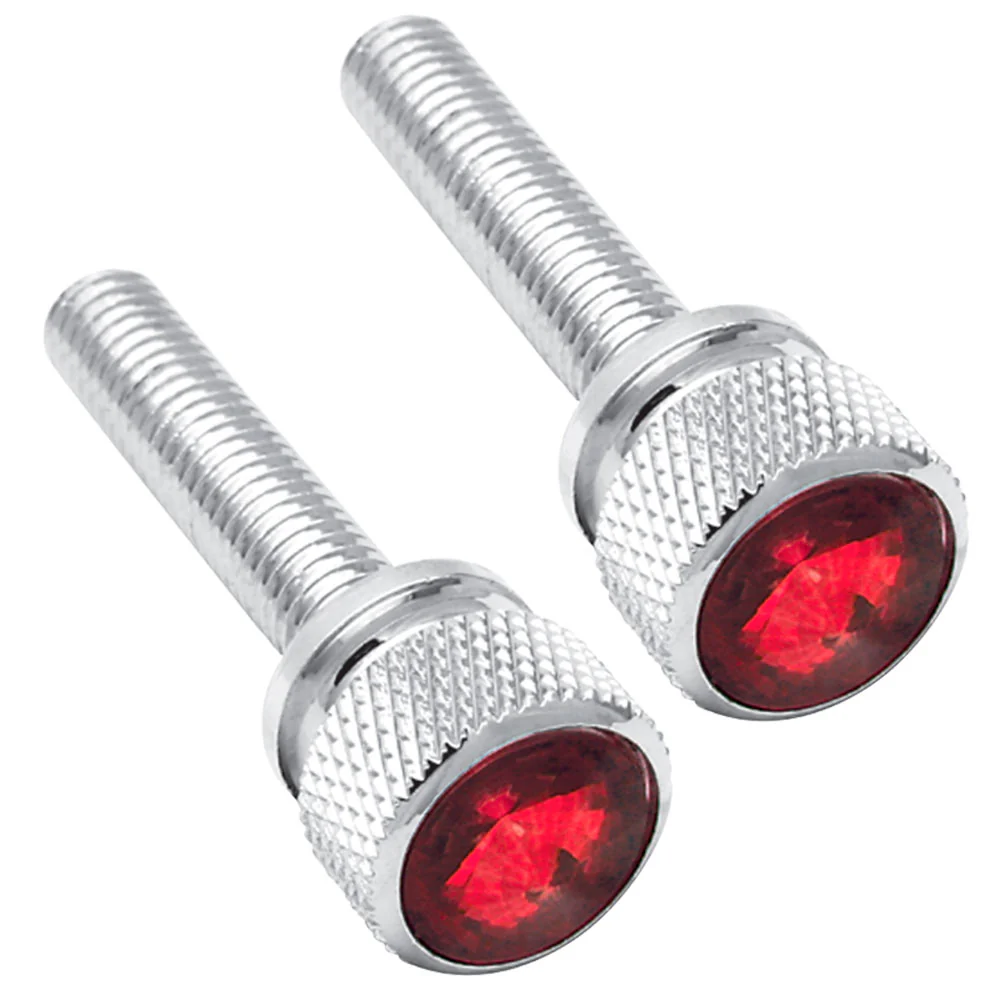 KW "JEWELED" DASH SCREWS-LONG-RED