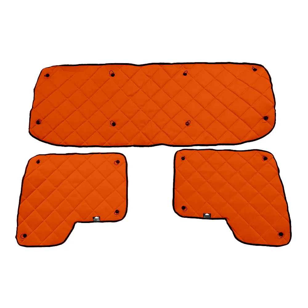 KW T170, T270, T300, T370, T440, T470, T600, T660, T800, W900 DayLite Door ZenEclipse Blackout Window Covers - Orange