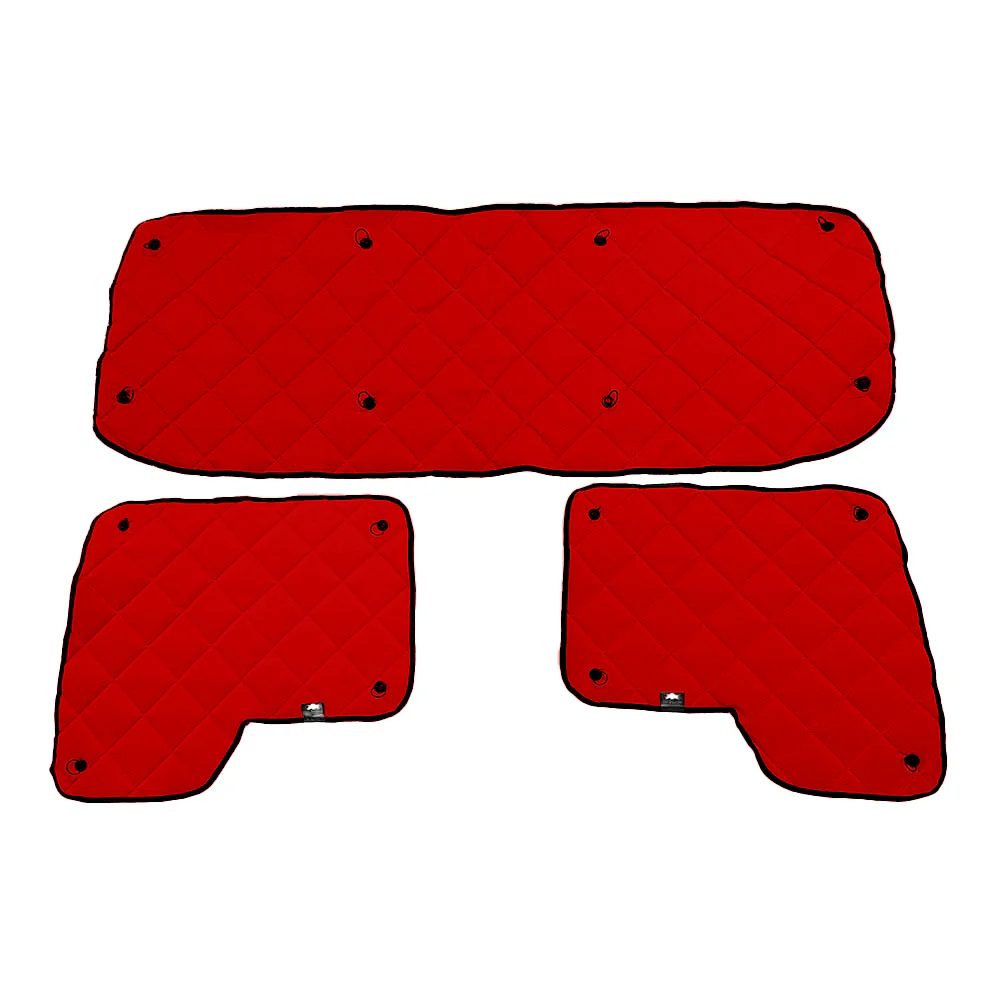 KW T170, T270, T300, T370, T440, T470, T600, T660, T800, W900 DayLite Door ZenEclipse Blackout Window Covers - Red