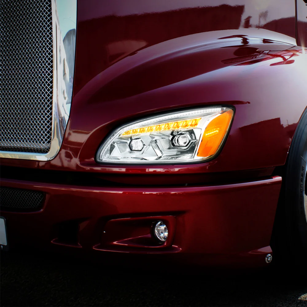 KW T170, T270, T370, T440, T470, T660, T700 LED Projection Headlight w/ Turn Signal - Image 2