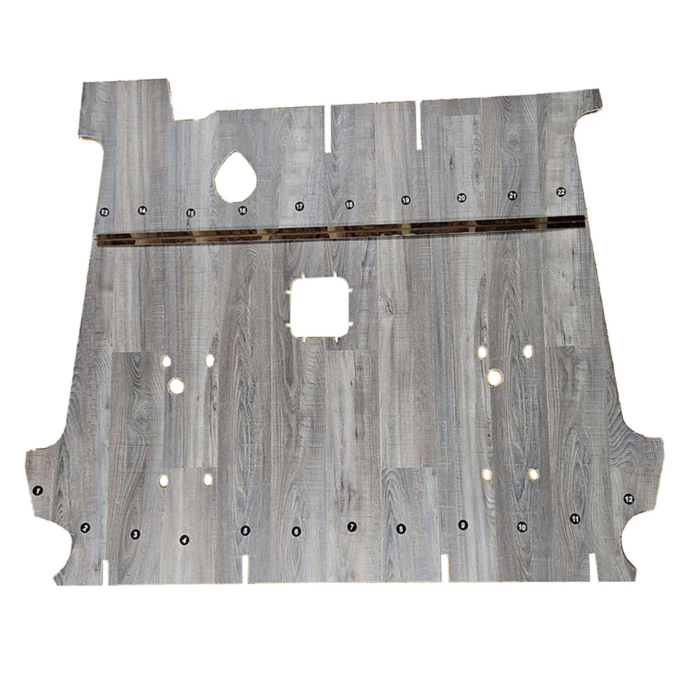 Kenworth T660, W900 Day Cab 2006 - 2025 Laminate Flooring with Shifter Cutout