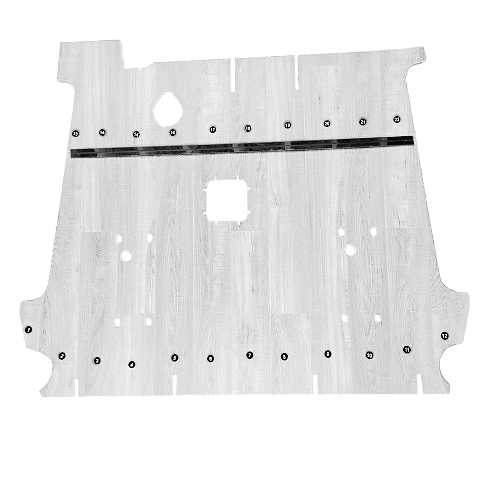 Kenworth T660, W900 Day Cab 2006 - 2025 Laminate Flooring with Shifter Cutout - Image 10
