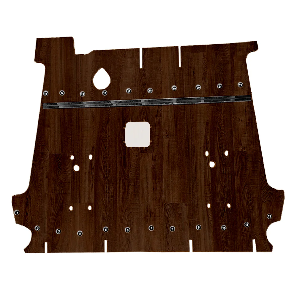 Kenworth T660, W900 Day Cab 2006 - 2025 Laminate Flooring with Shifter Cutout - Image 7