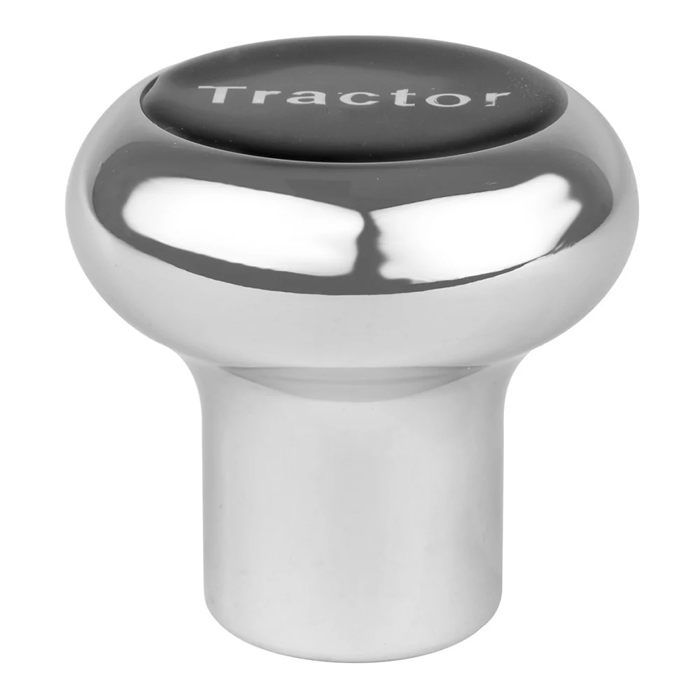 Large Chrome Screw-In Tractor Air Valve Knob